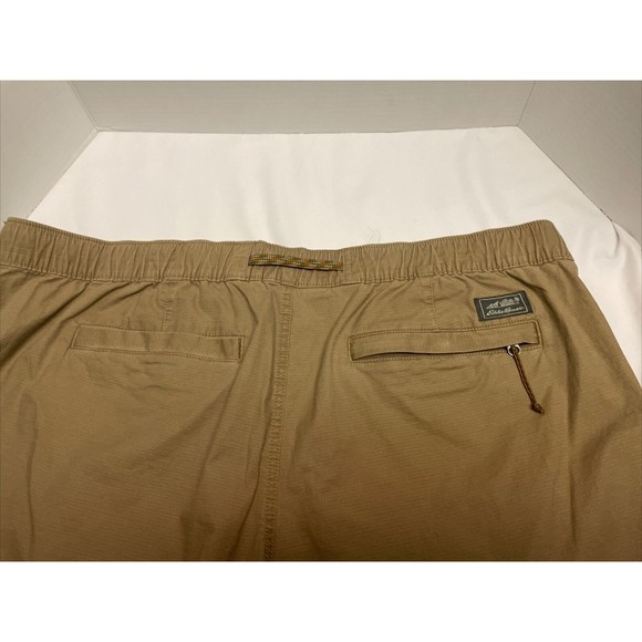 New Eddie Bauer Top Out Ripstop Elastic Men’s Shorts Flax Color  Sz XXL/ 2XL - Picture 11 of 11